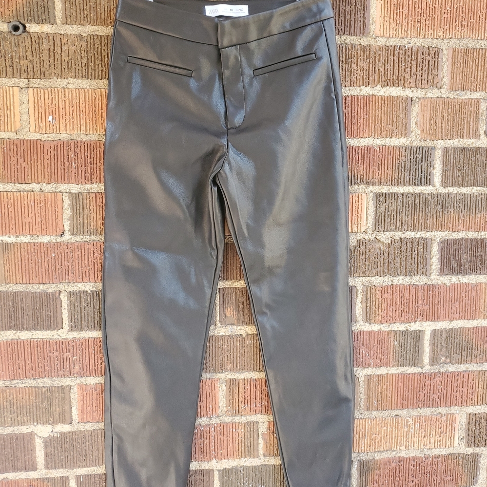 Kids Zara 'leather' pants